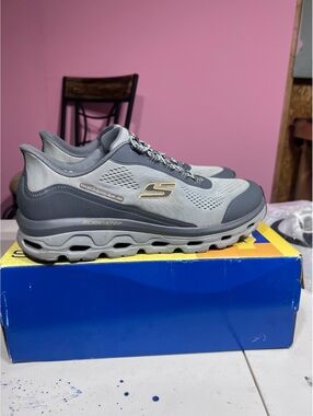 Skechers Adventure Grey Wide Fit Men's Sneakers Size 13